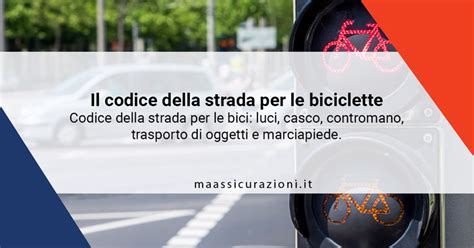 codice della strada per le biciclette